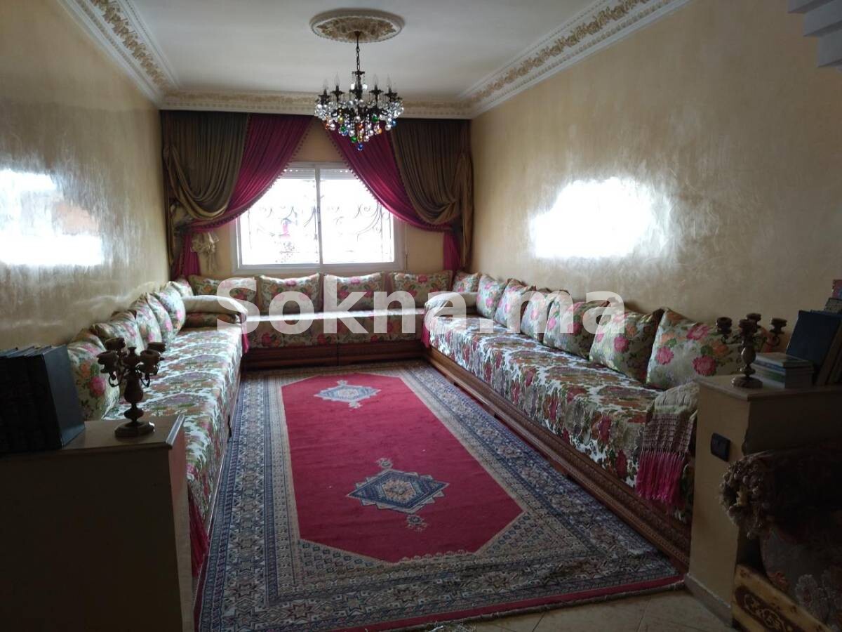 Appartement ensoleillé meublé en location à Oulfa Casablanca 100 m