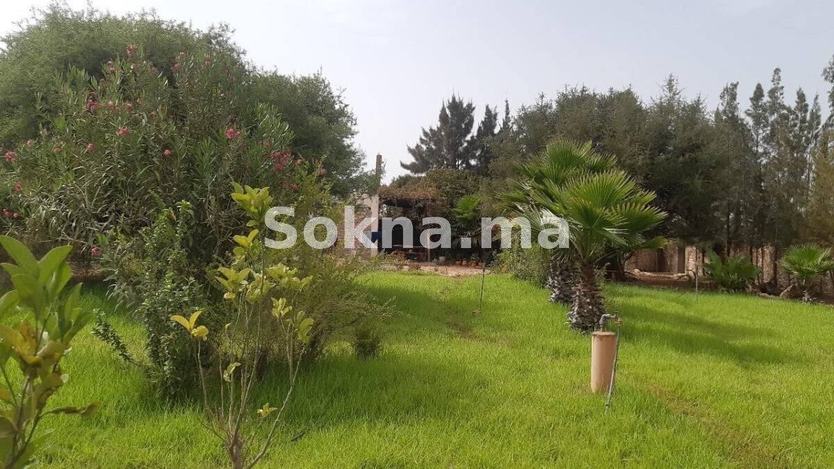 Terrain titré à vendre à Ida Ouguerd Essaouira | 5000 m² avec vue panoramique Magnifique terrain avec projet de villa à 15 km d’Essaouira