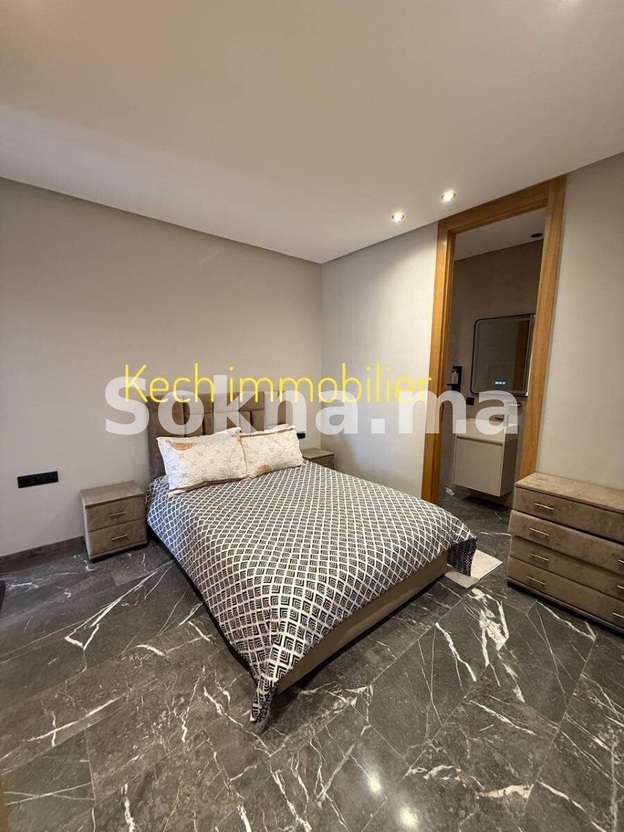 JOLI APPARTEMENT 2 CHAMBRES MEUBLÉ À LOUER – MARRAKECH
