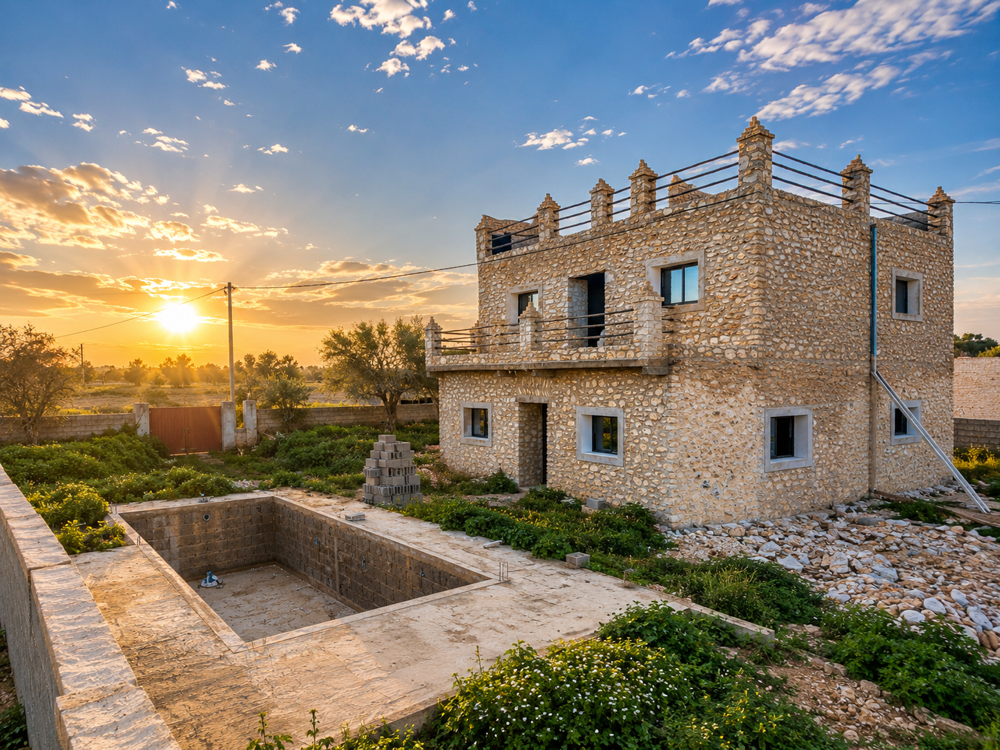 Villa en Cours de Construction à Louer – Route d’Agadir, Essaouira