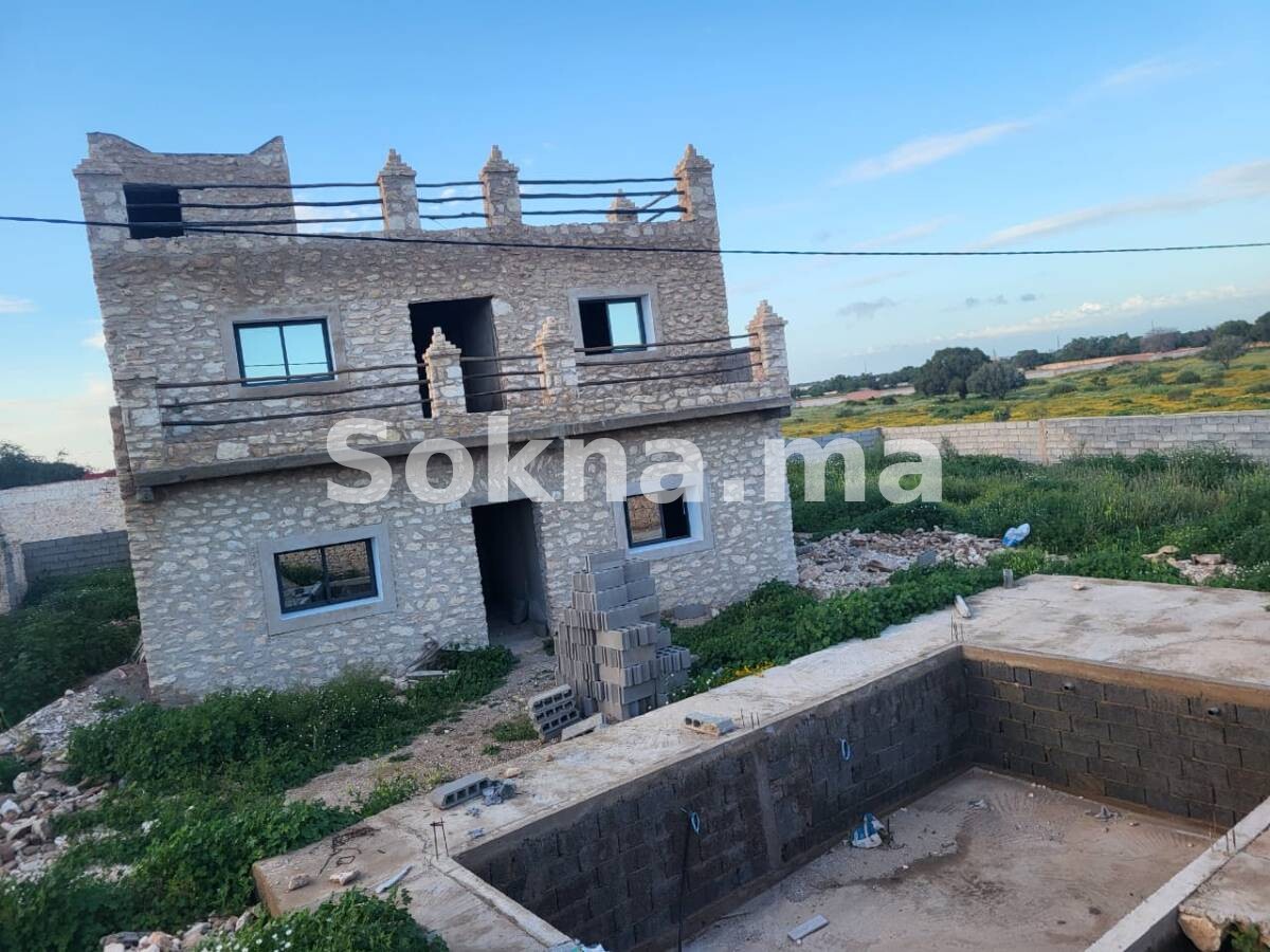 Villa en Cours de Construction à Louer – Route d’Agadir, Essaouira