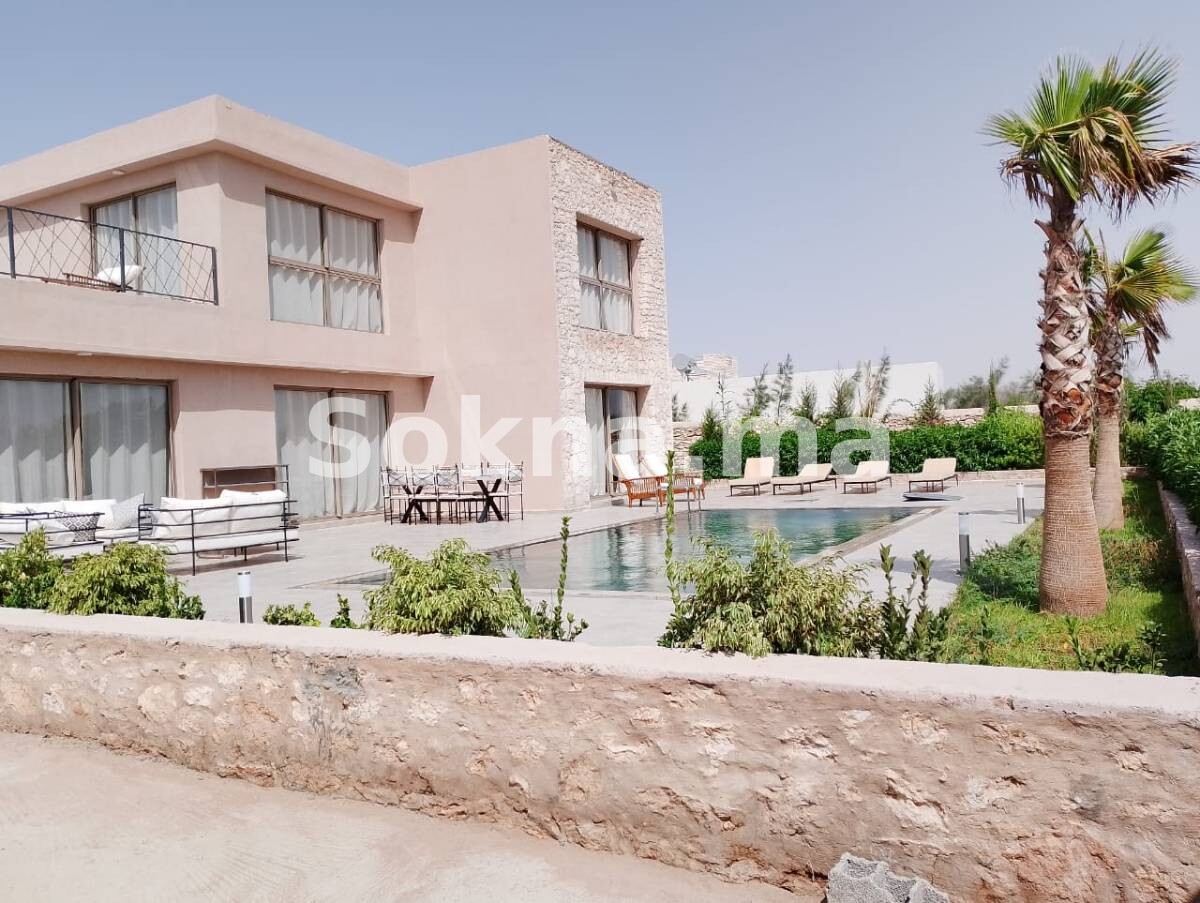 Villa à vendre à Sidi Yassine près d’Essaouira. Surface construite 140 m sur terrain de 1 000 m
