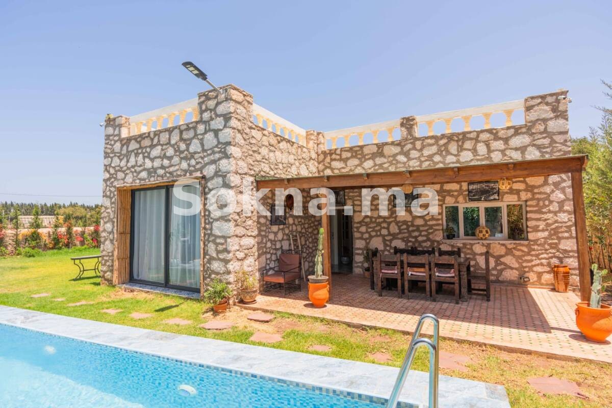 Villa de Charme avec Piscine Chauffée, Vendue Meublée – Bouzama, Essaouira - Image 2