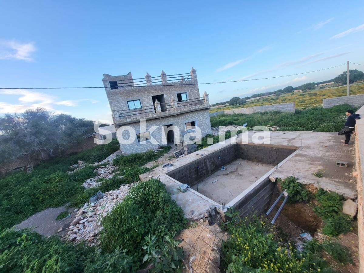 Villa en Cours de Construction à Louer – Route d’Agadir, Essaouira - Image 2