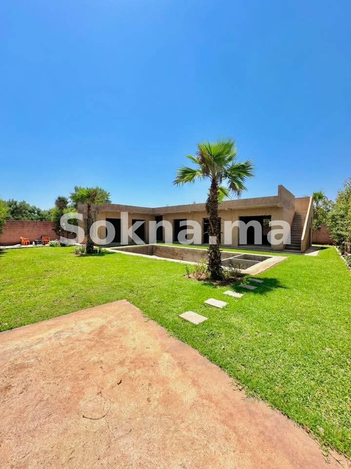 Villa Semi-Finie Autorisée à Vendre – Marrakech Ghmate - Image 3