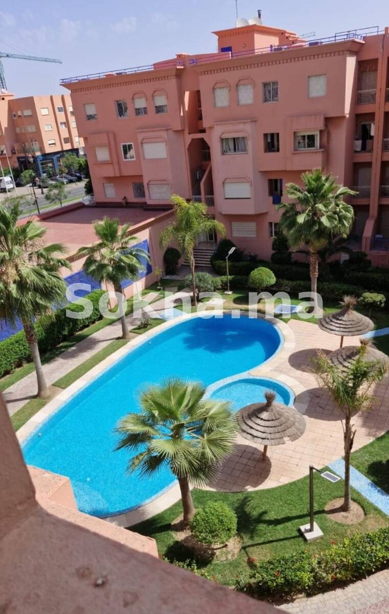 Vente Appartement 2 Ch + Piscine | Résidence Sécurisée Majorelle Marrakech