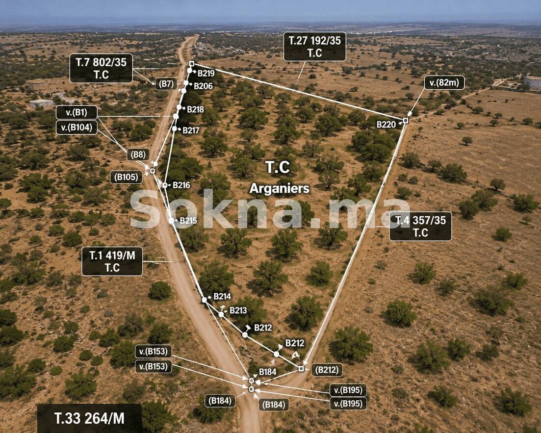 10,004 m Titled Land for Sale in Ounagha, Essaouira - Image 2