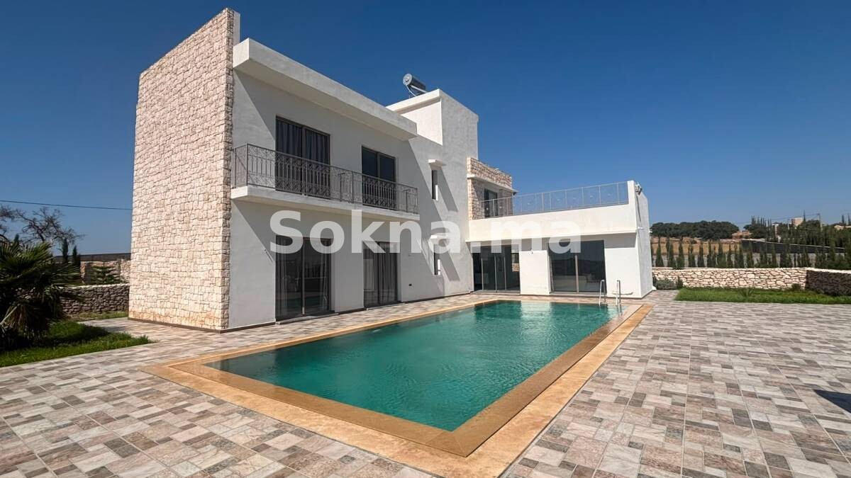 Villa Familiale 4 Chambres à Hrarta – Disponible en Location